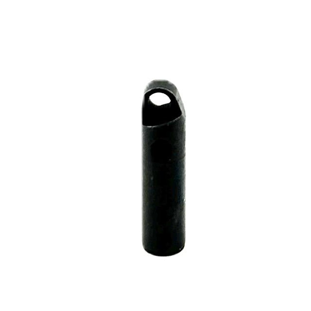The NOCTURNE MAIN SPRING PLUG FOR LANYARD is a cylindrical black accessory with a rounded top and a hole near the upper edge for lanyard attachment, displayed against a plain white background.