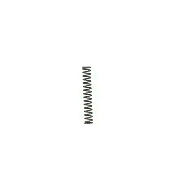The image features an Ejector Spring CZ 600, a small, tightly coiled metal spring, positioned vertically centered on a plain white background.