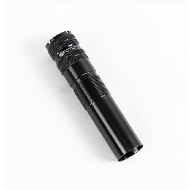 A black 1012 IC Choke flashlight featuring a textured grip and "IMPCYL" printed near the top, set against a white background.