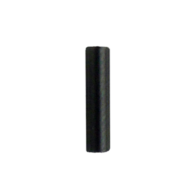 A sleek, single black cylinder, reminiscent of the TRIGGER BAR PIN 83 in its precision and simplicity, stands vertically against a white background.