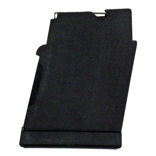 A vertical stand-alone black object with a flat base and slightly irregular shape on one side, reminiscent of the precision found in a MAG CZ 452/453/455/457/457/512 .22LR/.17 MACH 2 5 RD POLY. It seems to be constructed from solid material, possibly plas