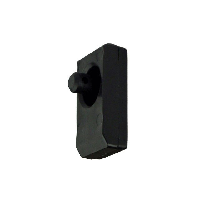 The BUFFER EVO is a compact black rectangular gadget, featuring a circular extension reminiscent of a tiny camera or sensor. Its surface is sleek with subtle circular depressions, showcasing the minimalist design ethos while incorporating crucial SEO keyw