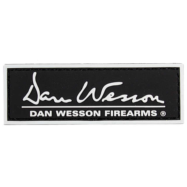 DAN WESSON 1" x 3" PATCH, BLACK