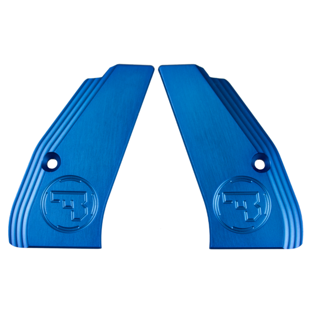 ALUMINUM GRIPS SMOOTH COMPACT BLUE CZUB