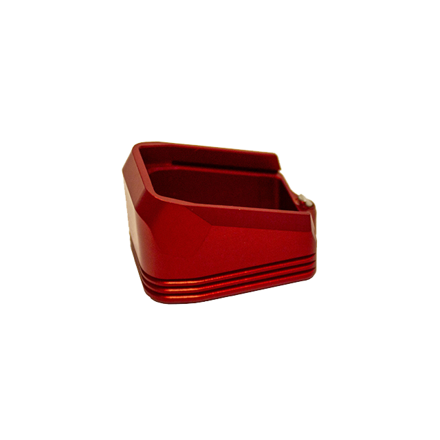 HENNING RED ALUMINUM P10 PLUS 4 MAGAZINE EXTENSION