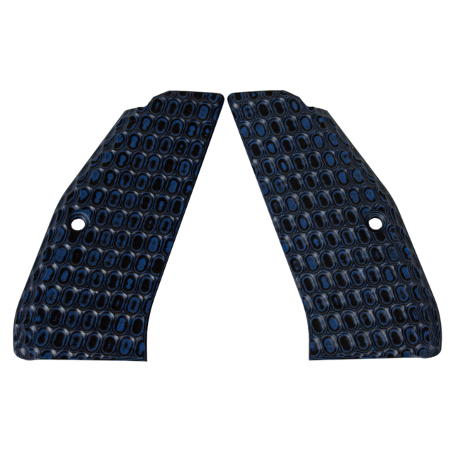 CZ-USA 97 GRIPS HONEYCOMB BLUE/BLACK