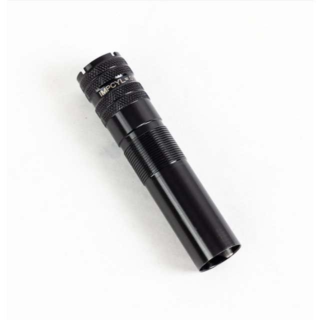 A black 1012 IC Choke flashlight featuring a textured grip and "IMPCYL" printed near the top, set against a white background.
